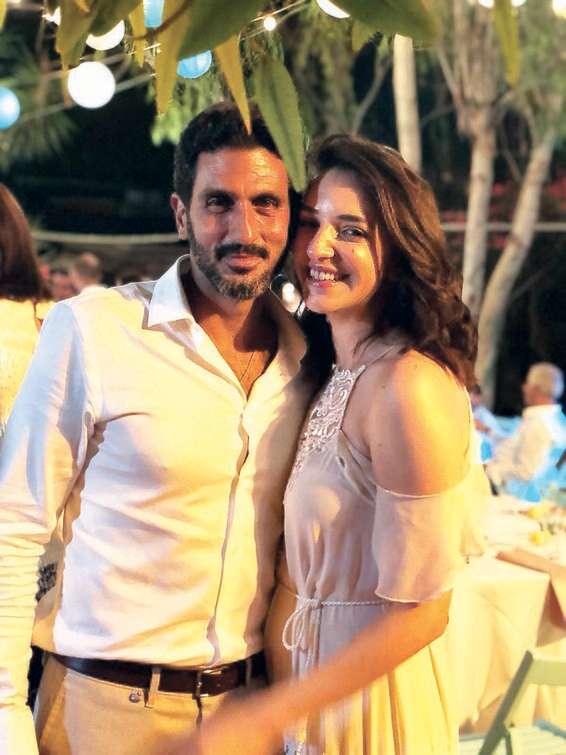 גאה בו. לוסי אהריש וצחי הלוי